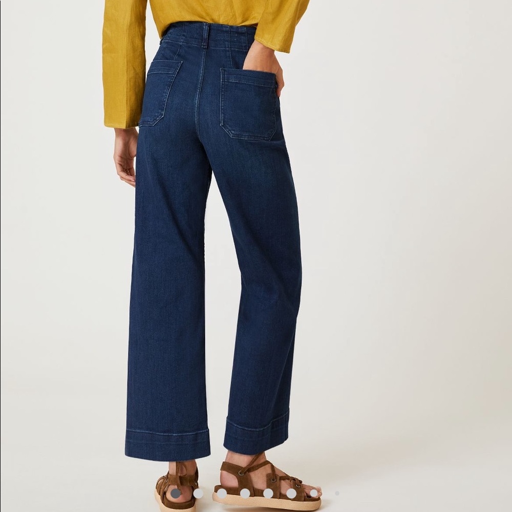 Anthropologie-Pilcro Wide-Legged Jeans